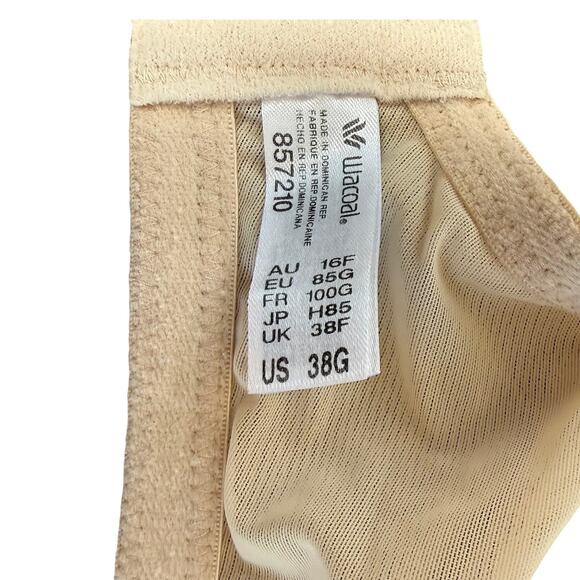 Wacoal Visual Effects Minimizer Bra 857210 Size 38G Nude - Picture 5 of 7